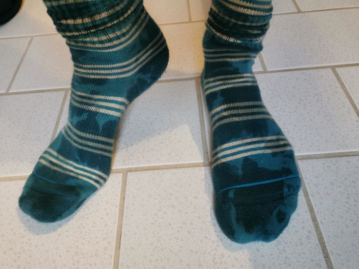 My Socks That Always Look Like They're Soaked In Sweat