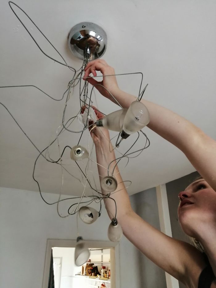 This Light Is Impossible To Clean And Ugly As Hell