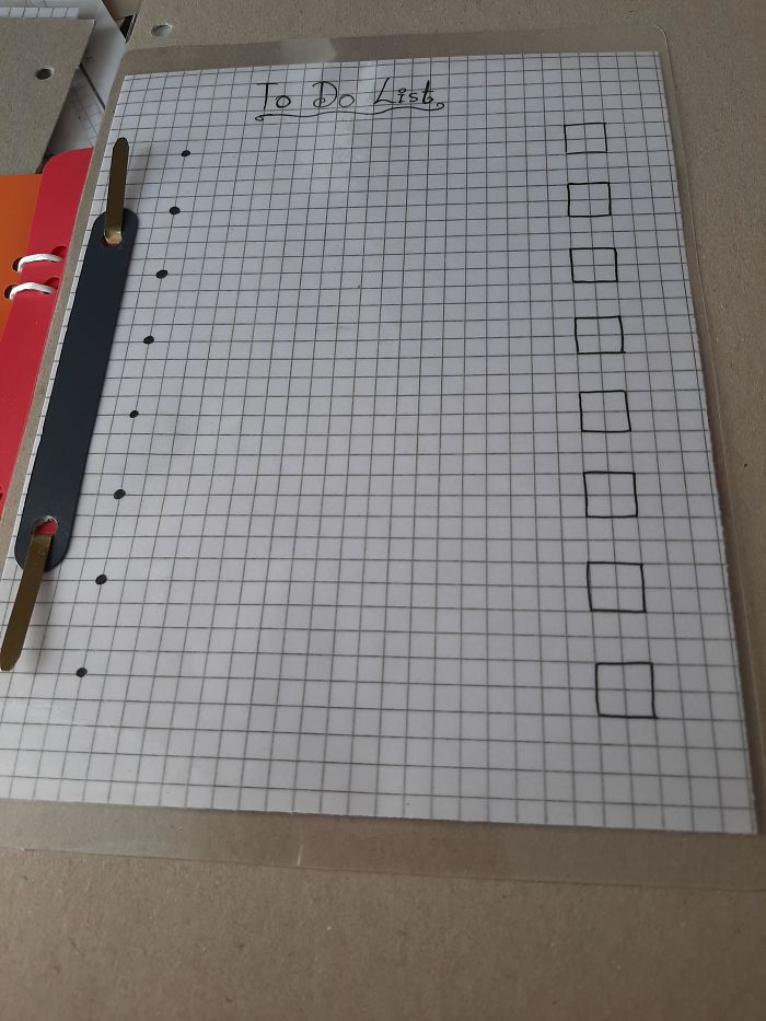 Just Laminate A To-Do List So You Don't Waste Paper For Your To-Do Lists, Also Works For Planners