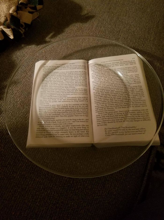 I Needed A Hands Free Way To Read While Snacking On Peanuts, Thought Ya'll Would Approve