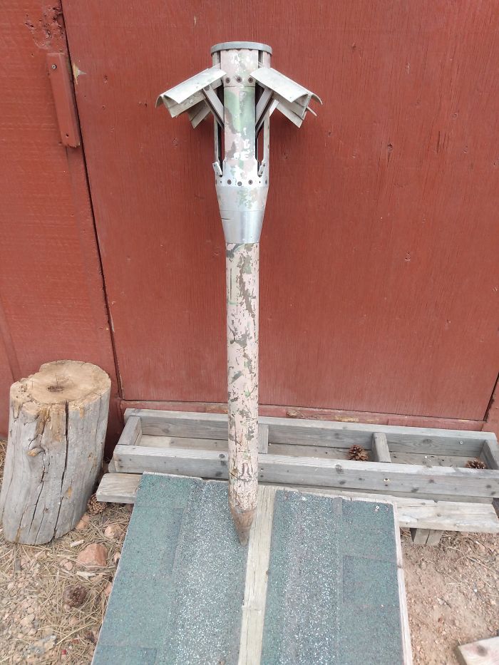 I've Had This For Like 15 Years. I Used To Use While Playing Soldier As A Kid. No Idea What It Is. It Looks As Though It May Be Something That Drops From An Aircraft. What Is This Thing?