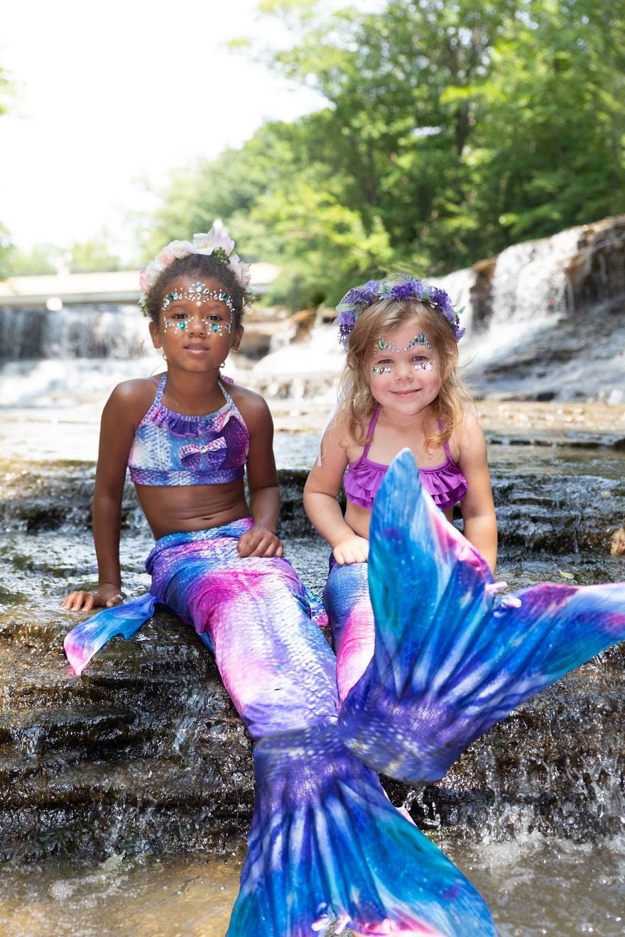 Little Mermaids And Waterfalls