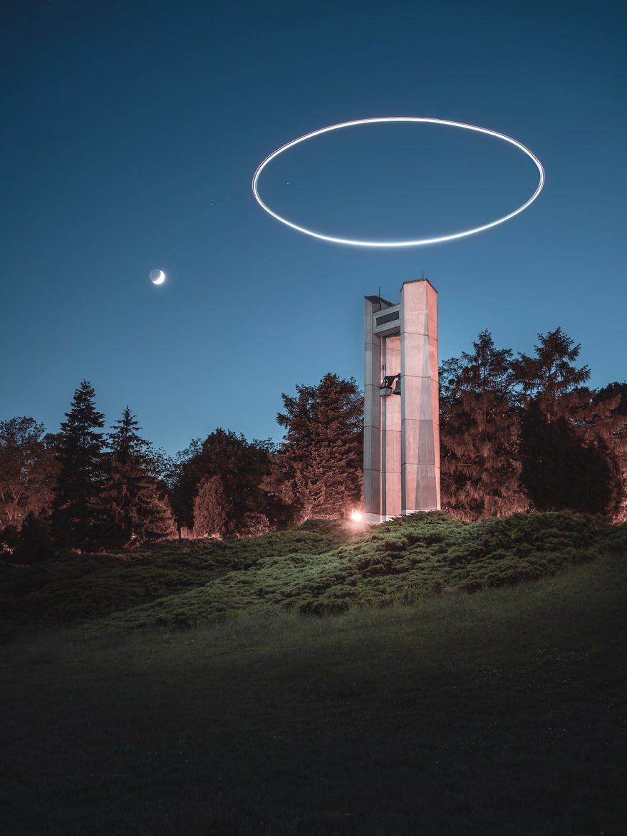 I've Painted Night Landscapes With A Drone