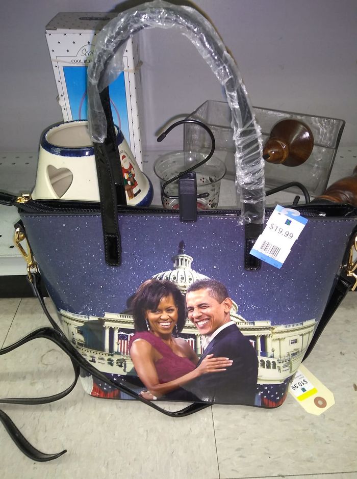 Why Would Anyone Want To Carry This Around? (And I Don't Have Anything Politically Against Them). Found At A Thrift Store In Southeastern Pa