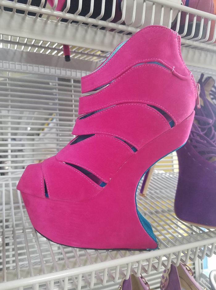 Goodwill In Longwood, Fl. I'm Not Even Sure How One Would Walk In These Shoes
