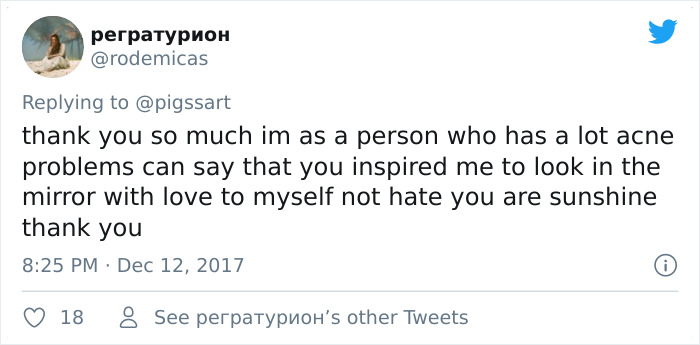 'I'm Sure I'd Feel The Same Way If I Was A Skinny White Girl': Person Attacks A Girl With Acne, Gets Put In Their Place Immediately 'I'm Sure I'd Feel The Same Way If I Was A Skinny White Girl': Person Attacks A Girl With Acne, Gets Put In Their Place Immediately