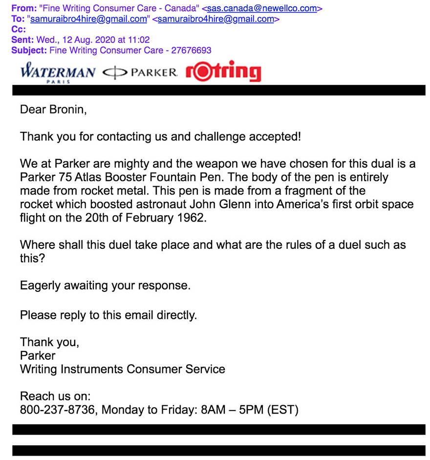 A Samurai Challenged A Pen Company To A Duel, To See If The Pen Is Truly Mightier Than The Sword. The Pen Company Accepted The Challenge!