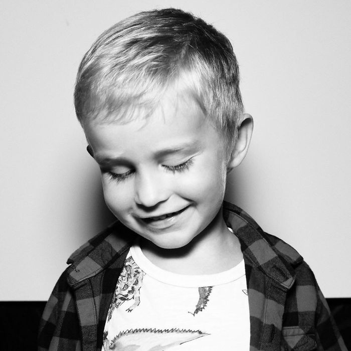 Timur, 4 Years Old. Mother Christina, 27 Years Old. Diagnosis: Blindness