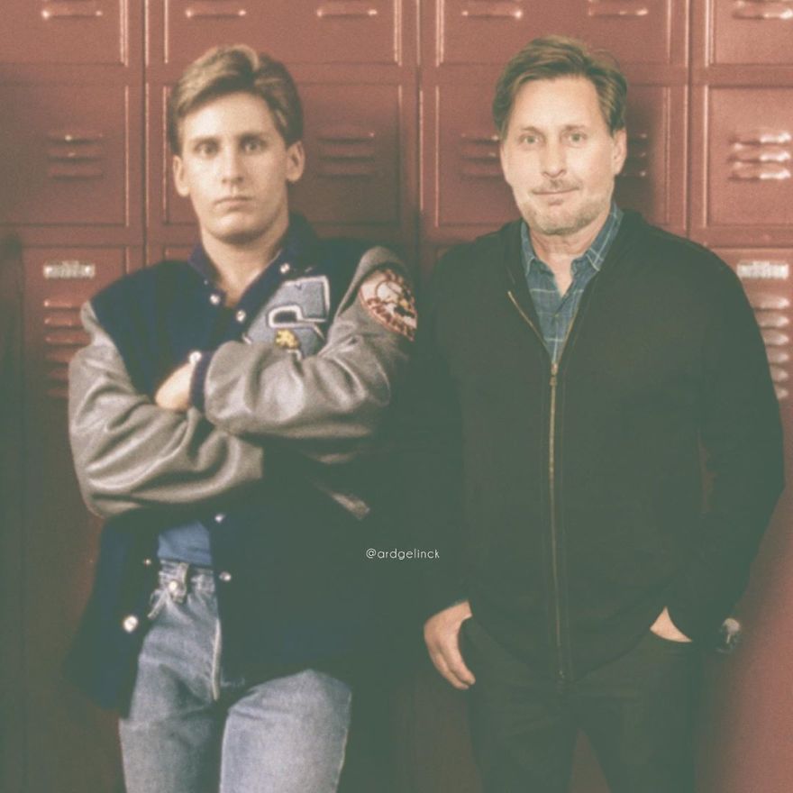 Emilio Estevez And Andrew Clark
