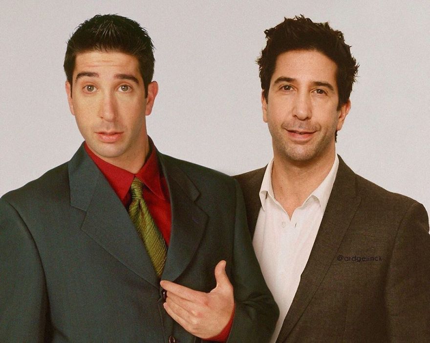 David Schwimmer And Ross Geller