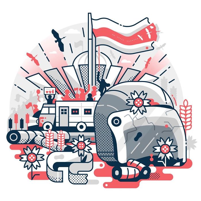 Artists With Belarus - Powerful Art Movement Showing Solidarity With Belarus People