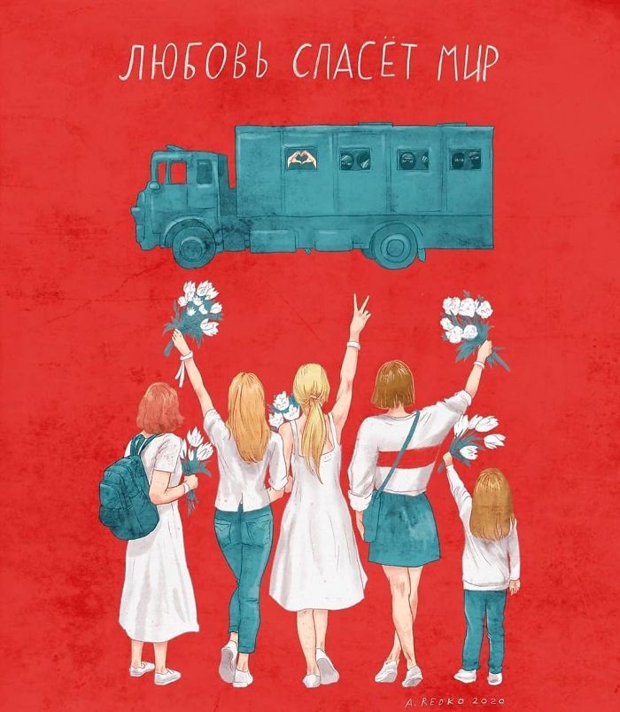 Artists With Belarus - Powerful Art Movement Showing Solidarity With Belarus People