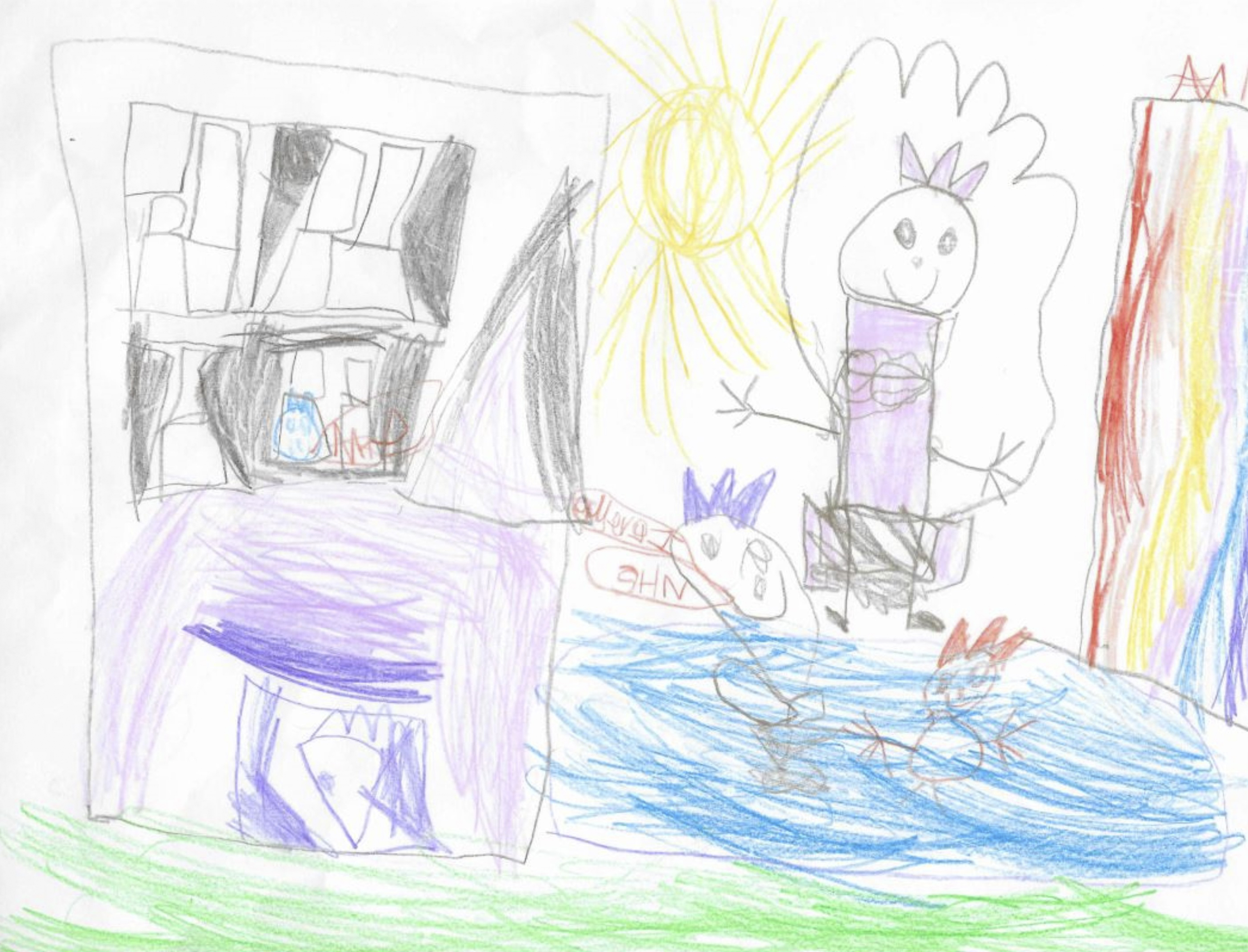 8 Kids Draw Their Own Version Of A Dream Garden, And 3D Artists Take It And Make It Real