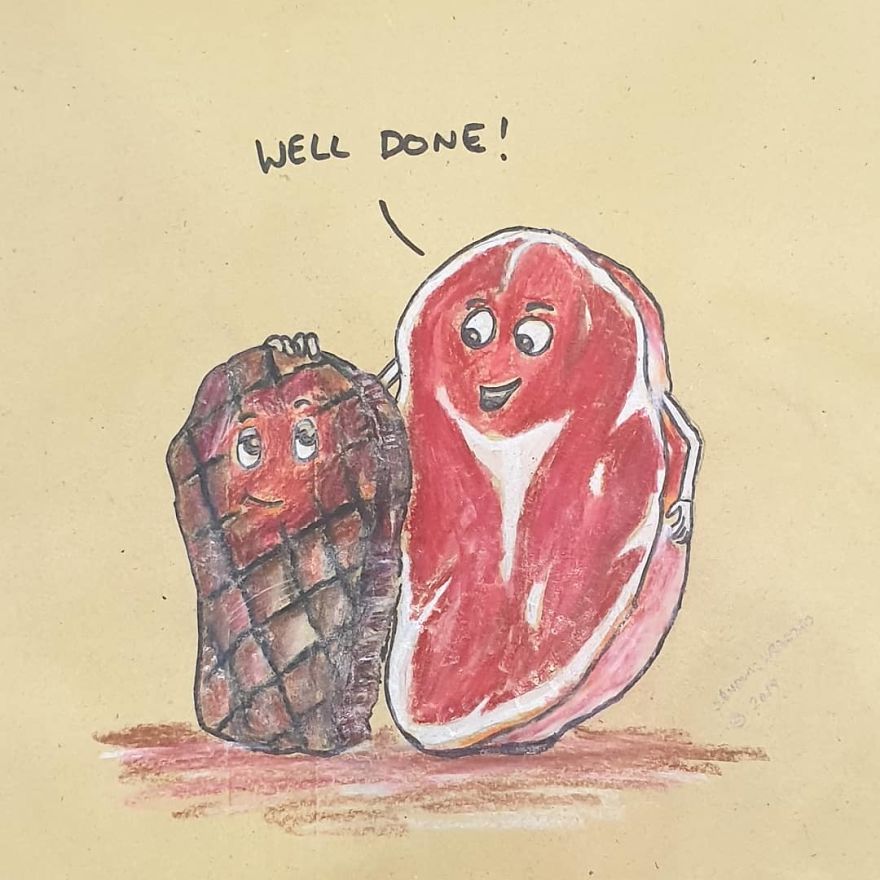 Dad-Drawings-Funny-Cartoons-On-Lunch-Bags-Sandwichbagdad