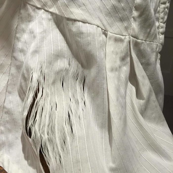 So This Happened To My Store-Bought, (Only) White Shirt When I Tried To Iron It