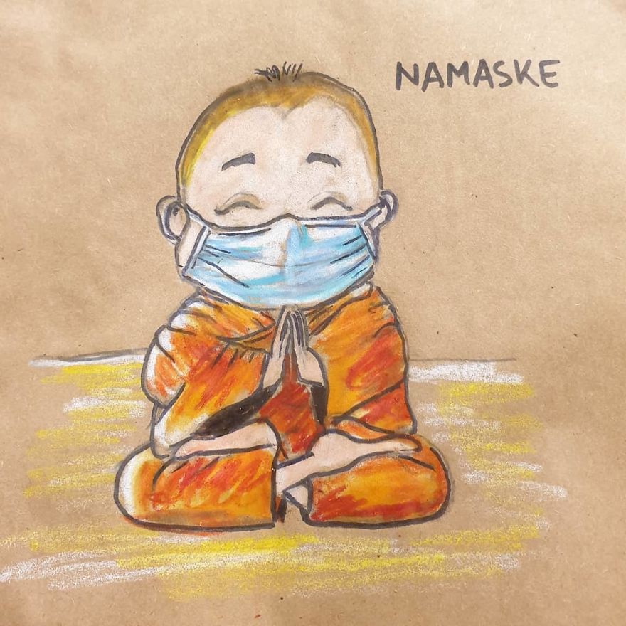 Dad-Drawings-Funny-Cartoons-On-Lunch-Bags-Sandwichbagdad