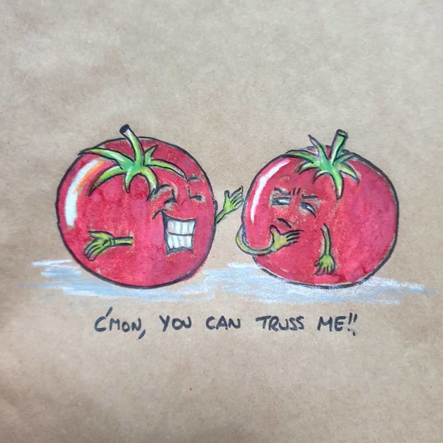 Dad-Drawings-Funny-Cartoons-On-Lunch-Bags-Sandwichbagdad