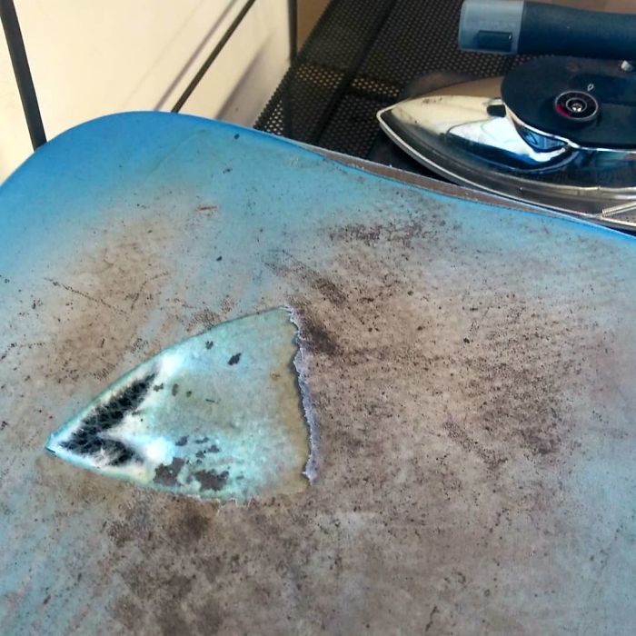 When You Forget The Iron On The Board Because You're Out If It From Putting Murals Up 'Til 9 Last Night