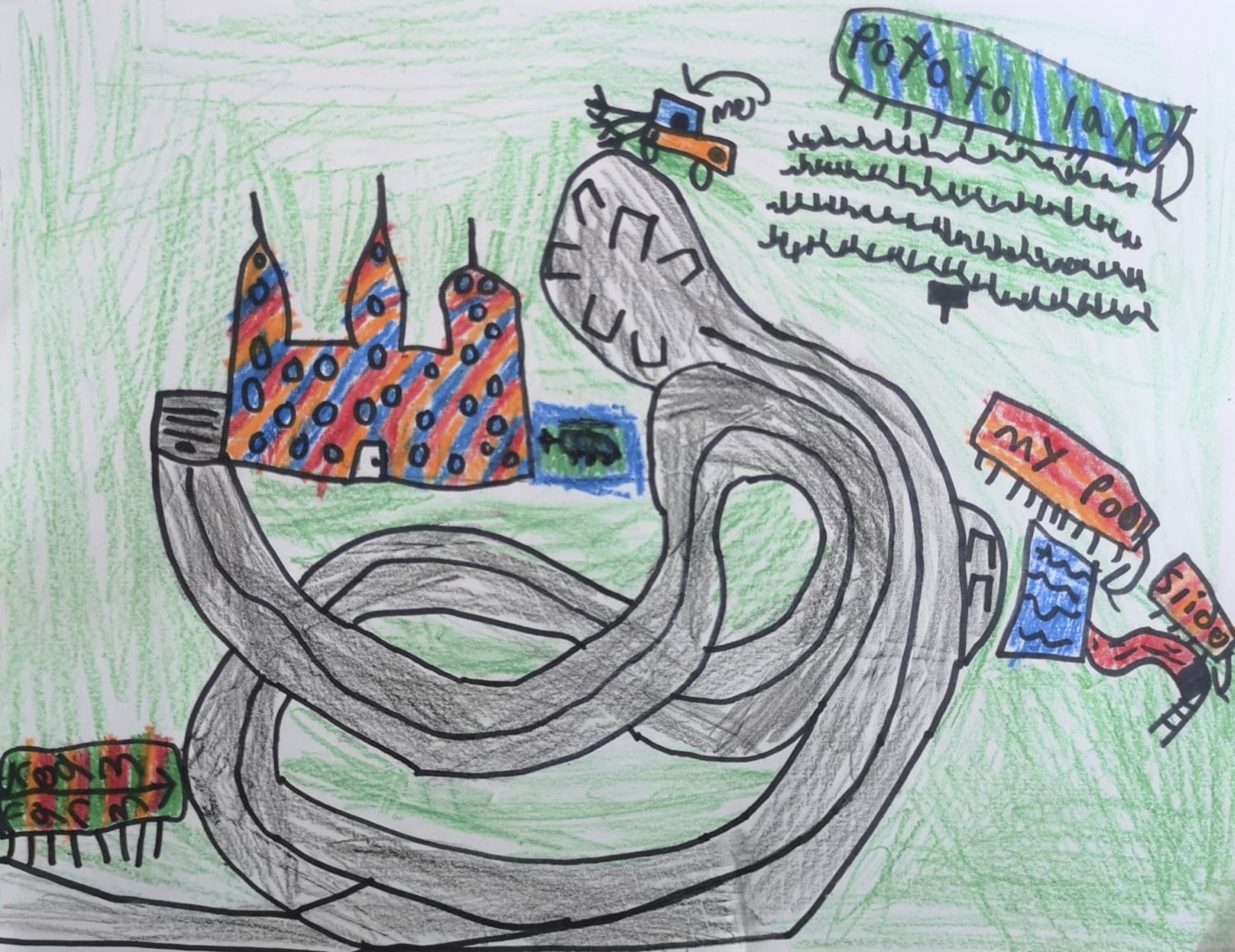 8 Kids Draw Their Own Version Of A Dream Garden, And 3D Artists Take It And Make It Real