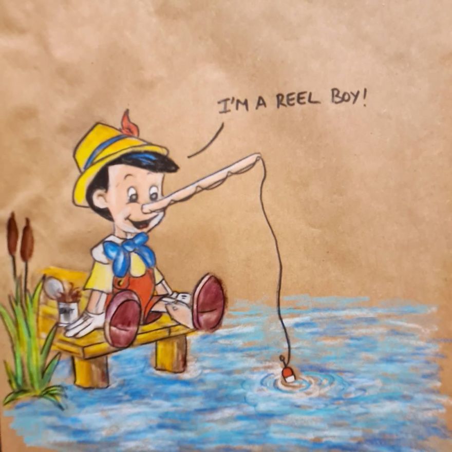 Dad-Drawings-Funny-Cartoons-On-Lunch-Bags-Sandwichbagdad