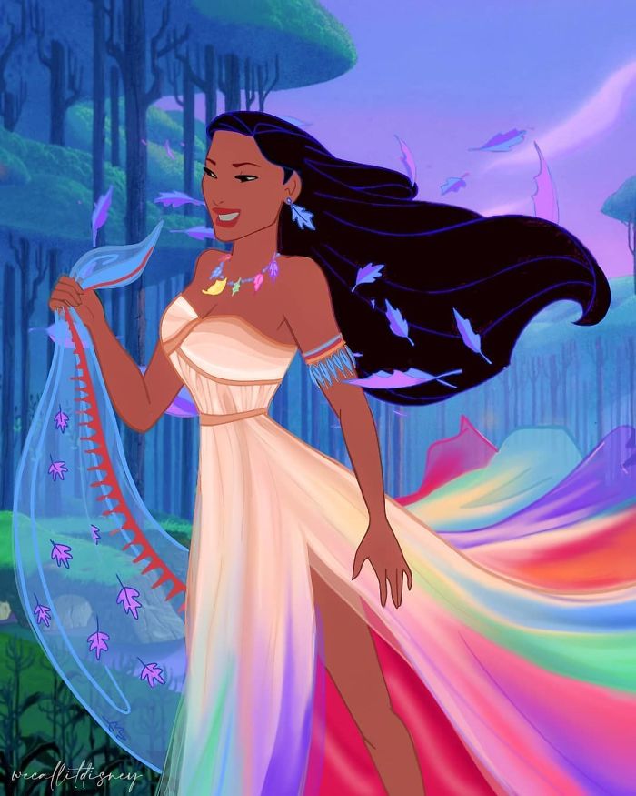 Artist Gives Disney Princesses A New Look (9 Transformations) Artist Gives Disney Princesses A New Look (9 Transformations)