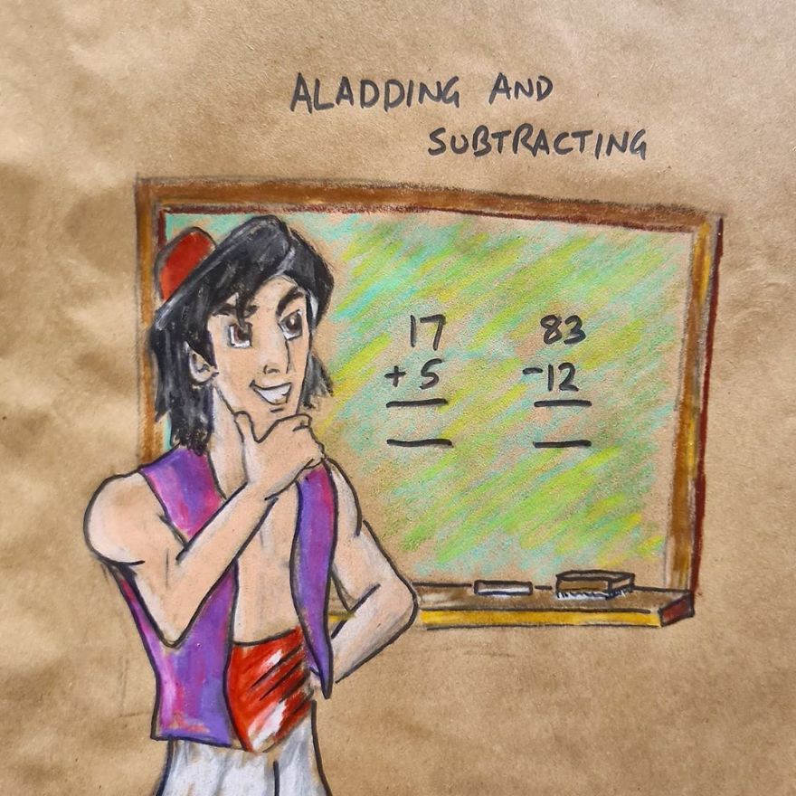 Dad-Drawings-Funny-Cartoons-On-Lunch-Bags-Sandwichbagdad