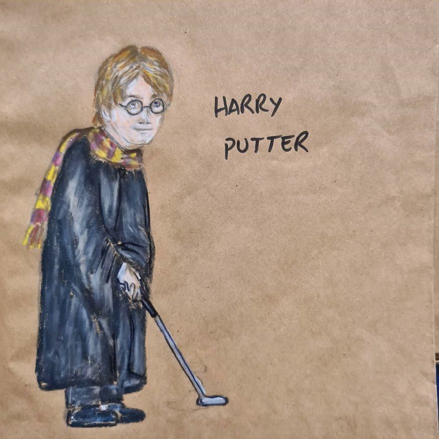 Dad-Drawings-Funny-Cartoons-On-Lunch-Bags-Sandwichbagdad