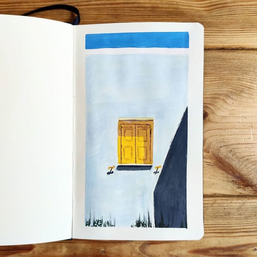 Painting-100-Days-Challenge-With-Gouache-Thomethis