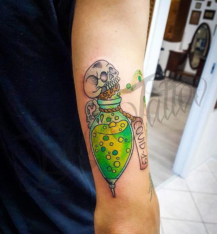 Coronavirus-Tattoos