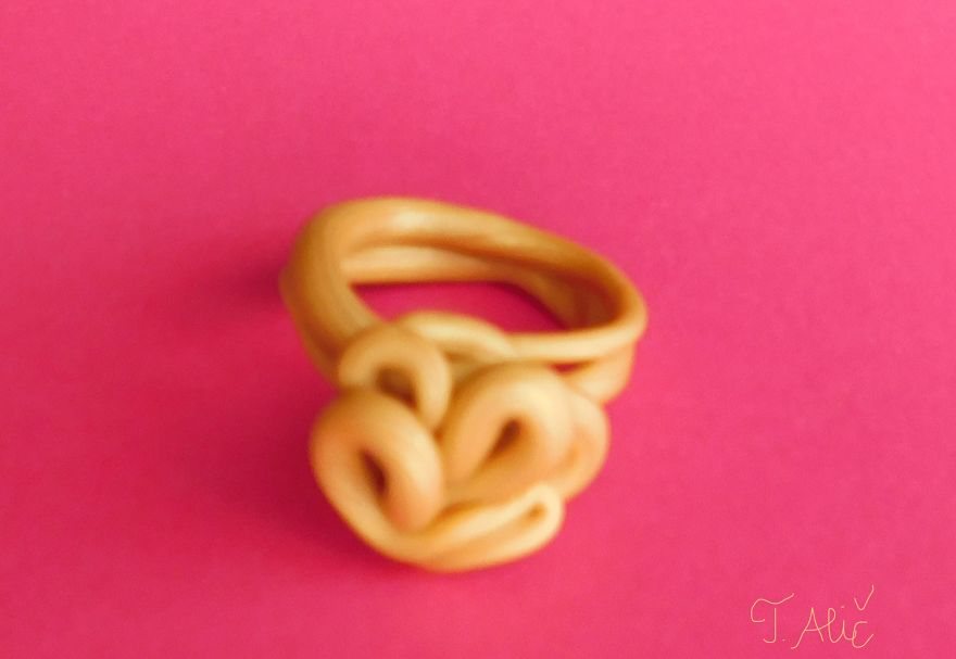 Handmade Ring In Gold Color