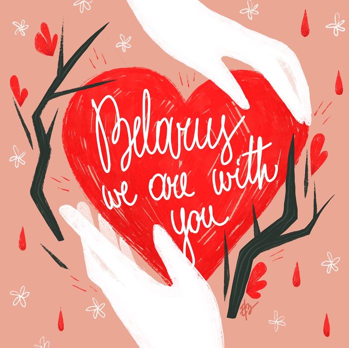 Artists With Belarus - Powerful Art Movement Showing Solidarity With Belarus People