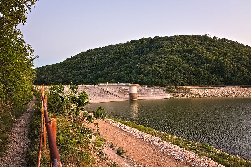 How I Finally Took A Walk At The Fehervarcsurgo Lake In The Evening