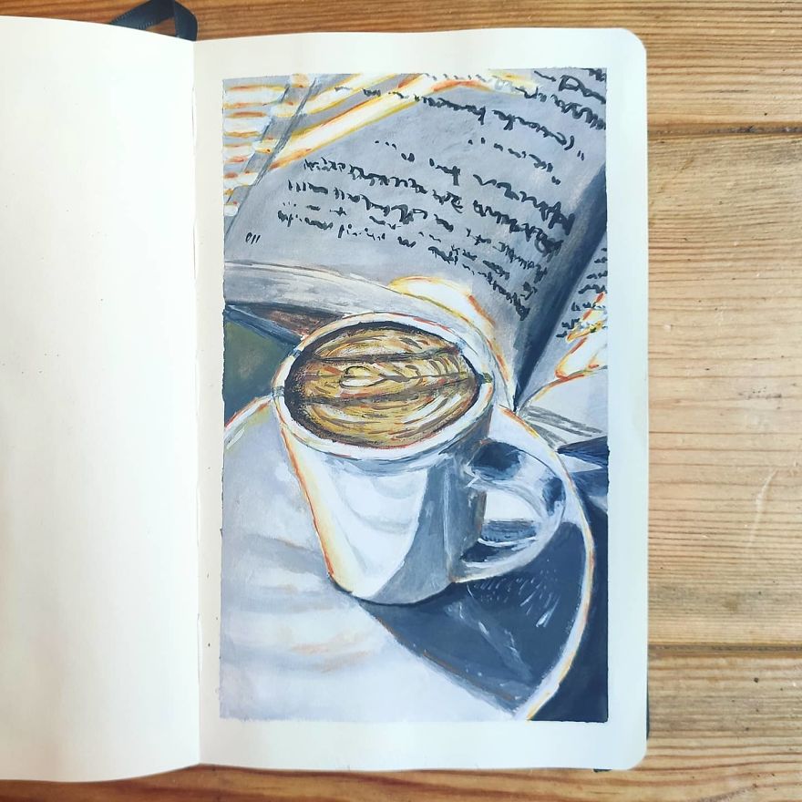 Painting-100-Days-Challenge-With-Gouache-Thomethis