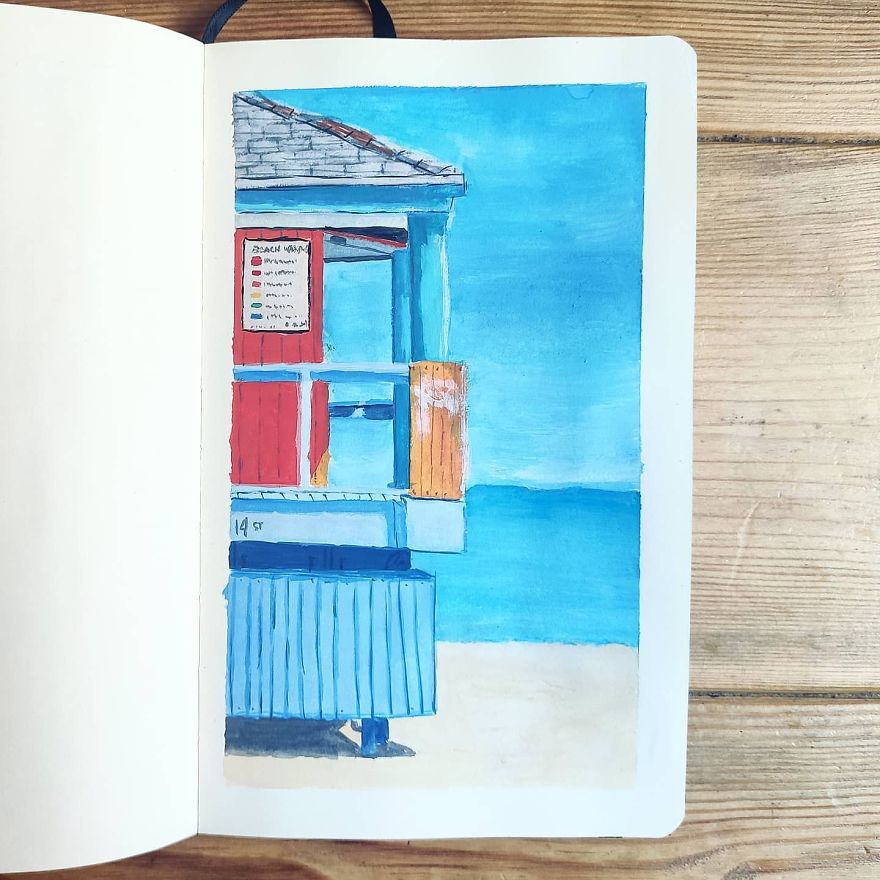 Painting-100-Days-Challenge-With-Gouache-Thomethis