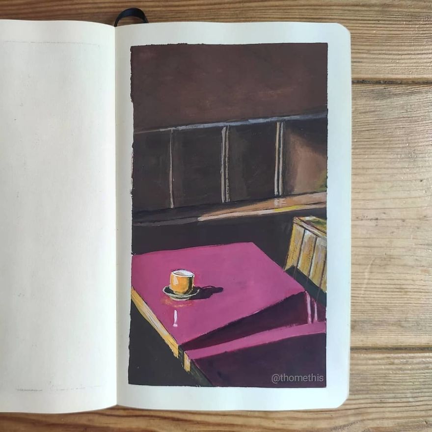 Painting-100-Days-Challenge-With-Gouache-Thomethis