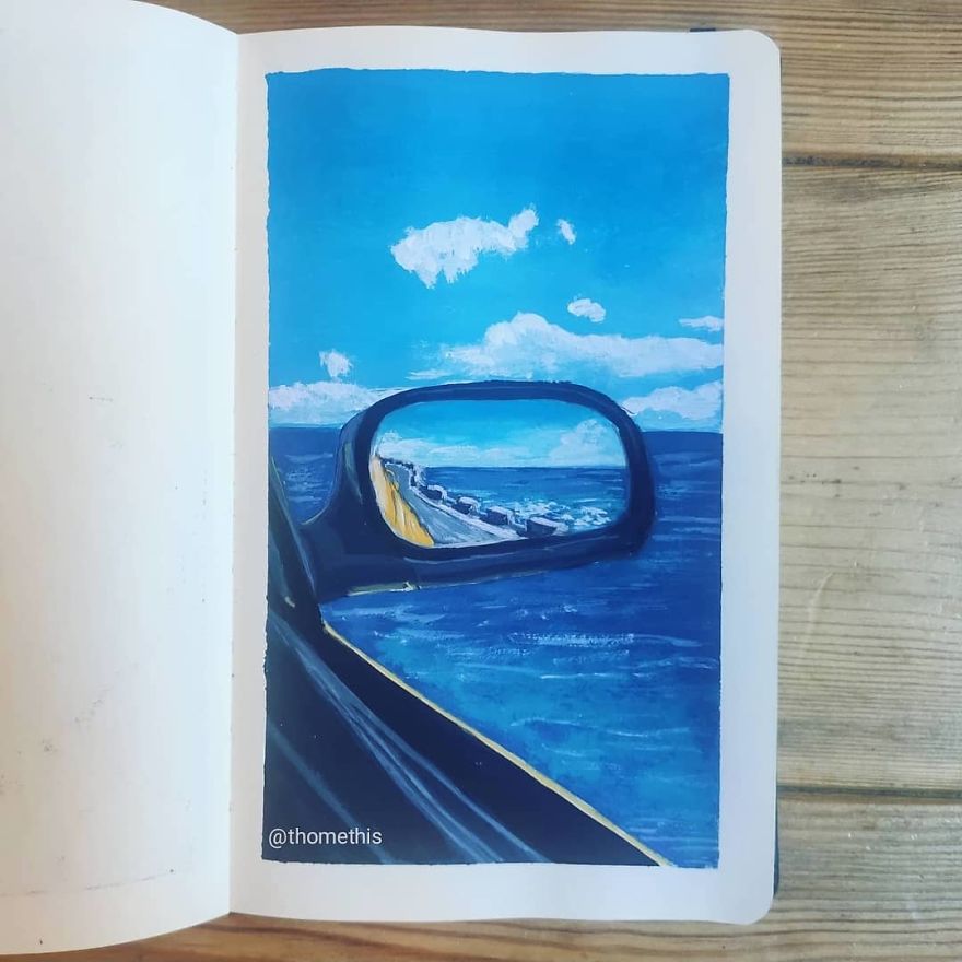 Painting-100-Days-Challenge-With-Gouache-Thomethis