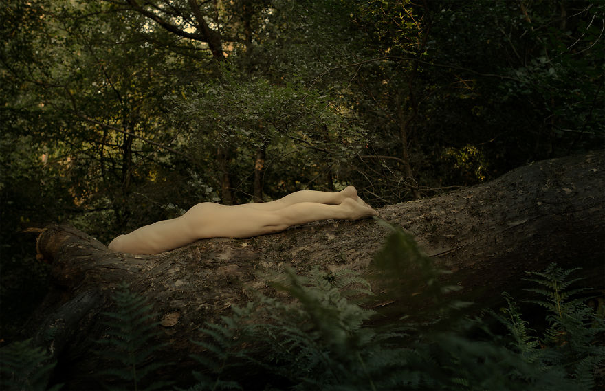 Award Winning Photographer Spends Lock Down Naked Among The Trees!