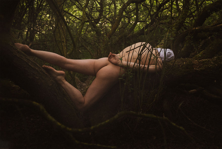 Award Winning Photographer Spends Lock Down Naked Among The Trees!