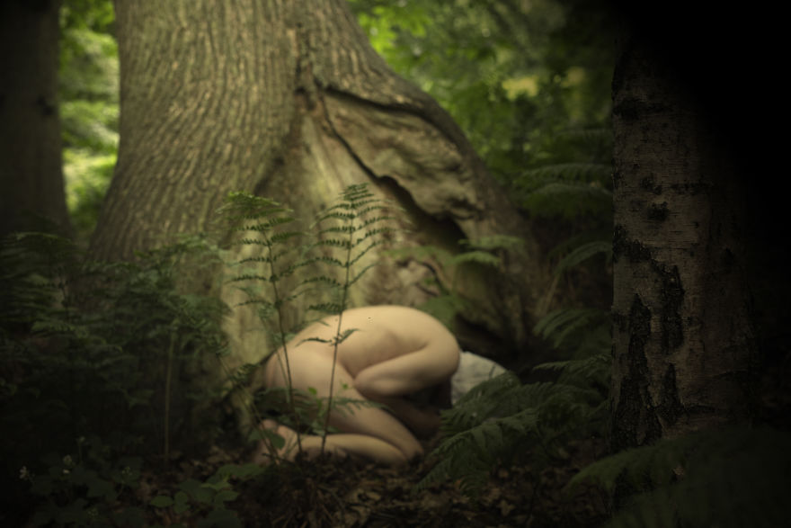 Award Winning Photographer Spends Lock Down Naked Among The Trees!