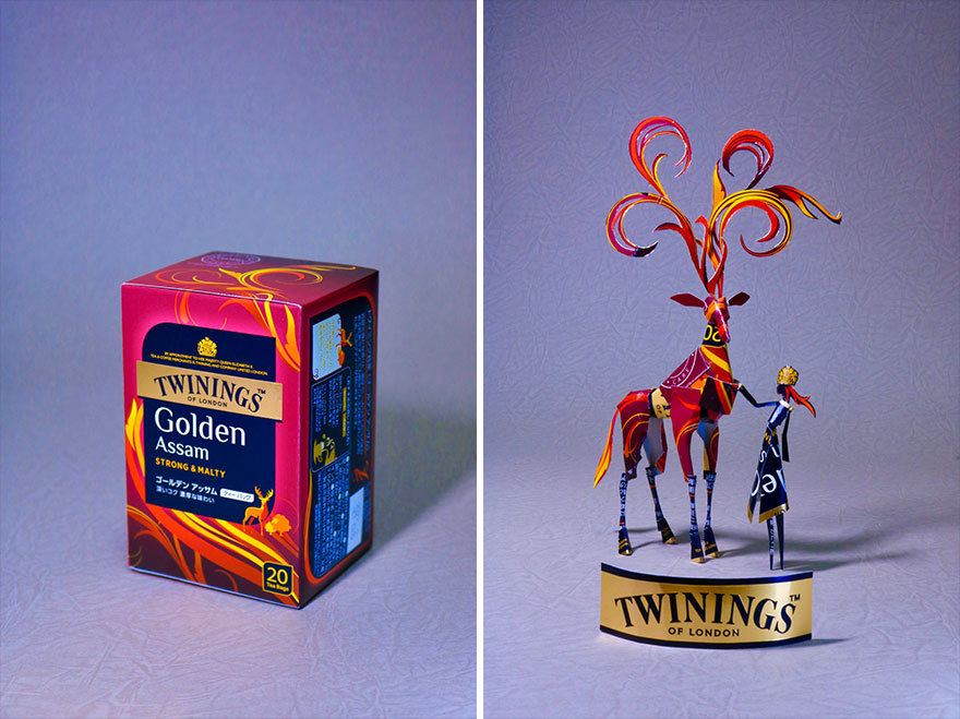 Paper-Art-Sculptures-From-Product-Packaging-Kiries-Part-3-Haruki