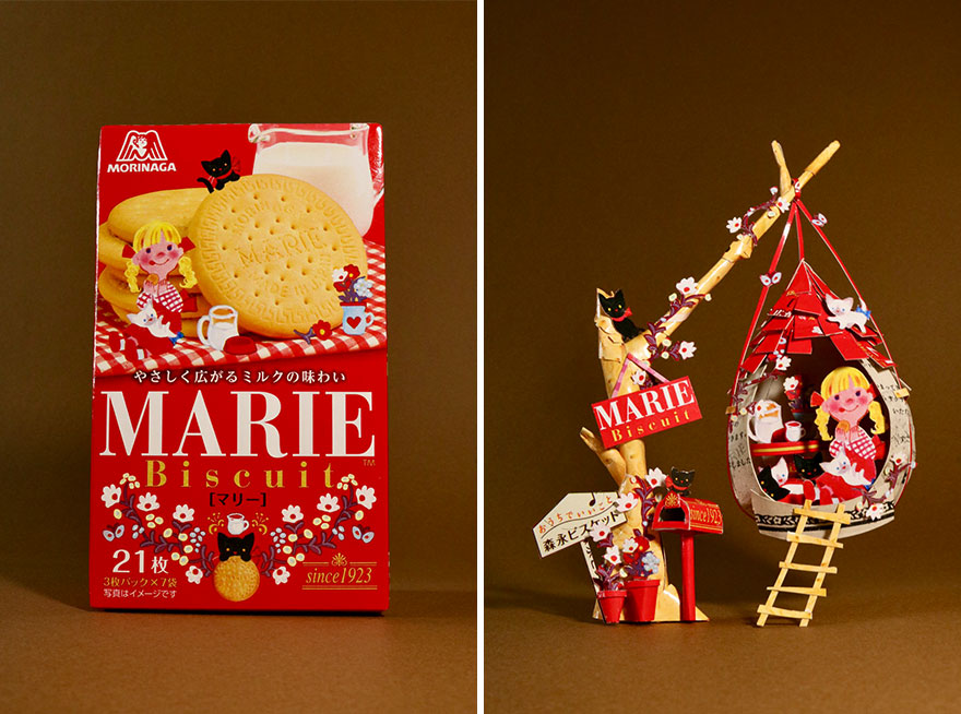 Paper-Art-Sculptures-From-Product-Packaging-Kiries-Part-3-Haruki