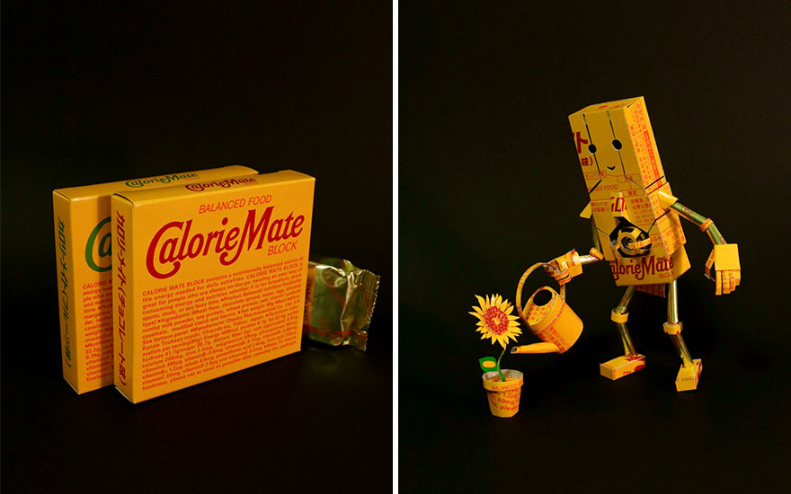 Paper-Art-Sculptures-From-Product-Packaging-Kiries-Part-3-Haruki