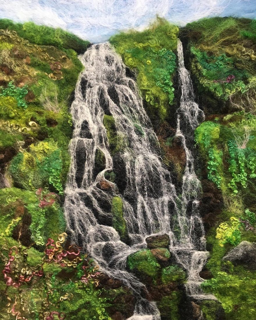 The Brides Veil Waterfall On Skye