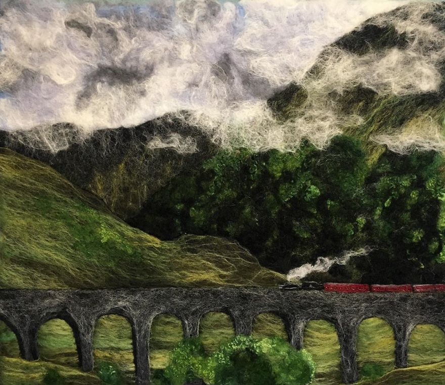 Jacobite Train And Glenfinnan Viaduct