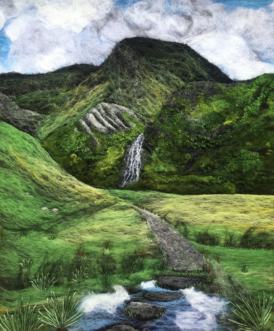 Steall Falls In Glen Nevis