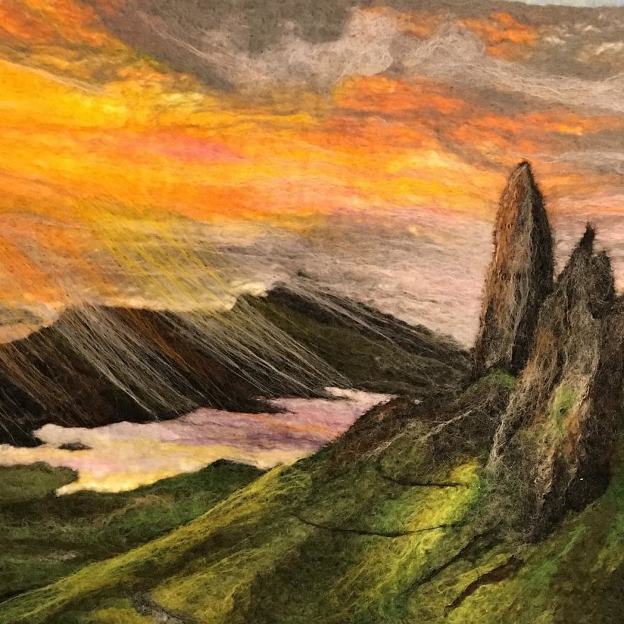 Sunset At The Quiraing, Skye