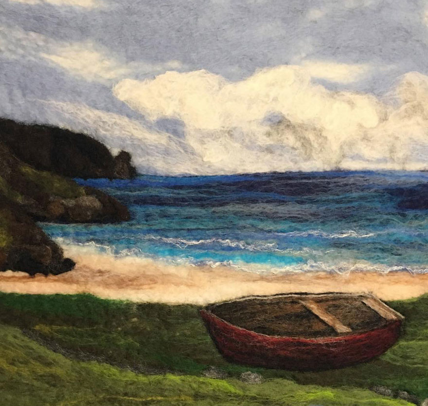 A Wee Boat By The Beach