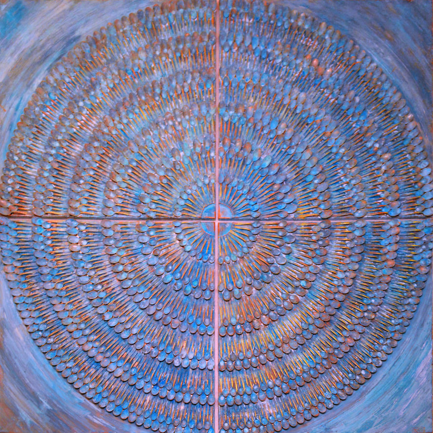 I Make Circles Out Of Cutlery And LED Lighting To Produce These 36 Spectacular Images I Make Circles Out Of Cutlery And LED Lighting To Produce These 36 Spectacular Images