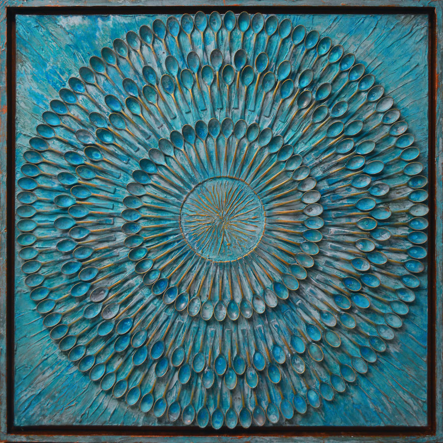 I Make Circles Out Of Cutlery And LED Lighting To Produce These 36 Spectacular Images