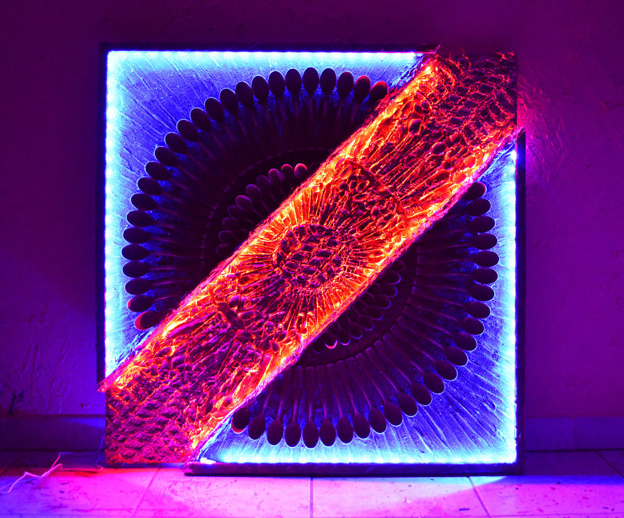 I Make Circles Out Of Cutlery And LED Lighting To Produce These 36 Spectacular Images I Make Circles Out Of Cutlery And LED Lighting To Produce These 36 Spectacular Images